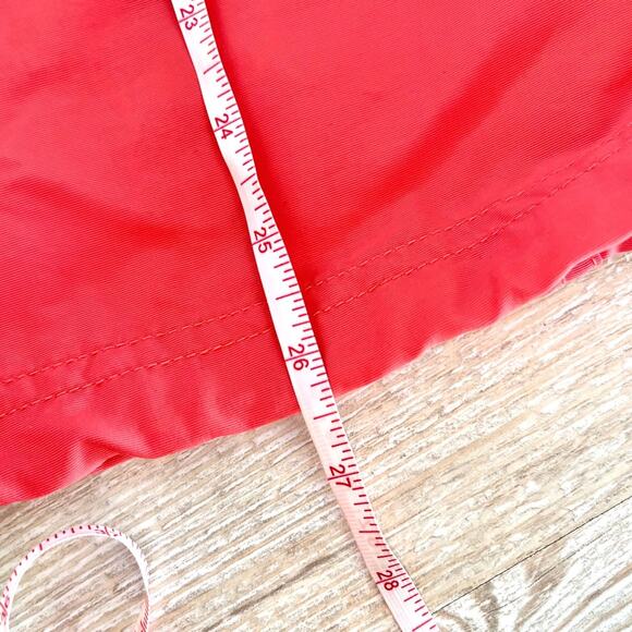 LL Bean‎ Women's Mountain Classic Colorblock Windbreaker | Coral XL Petite - Picture 9 of 9